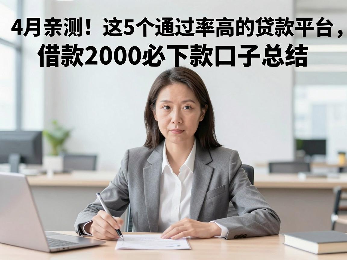 4月亲测！这5个通过率高的贷款平台，借款2000必下款口子总结