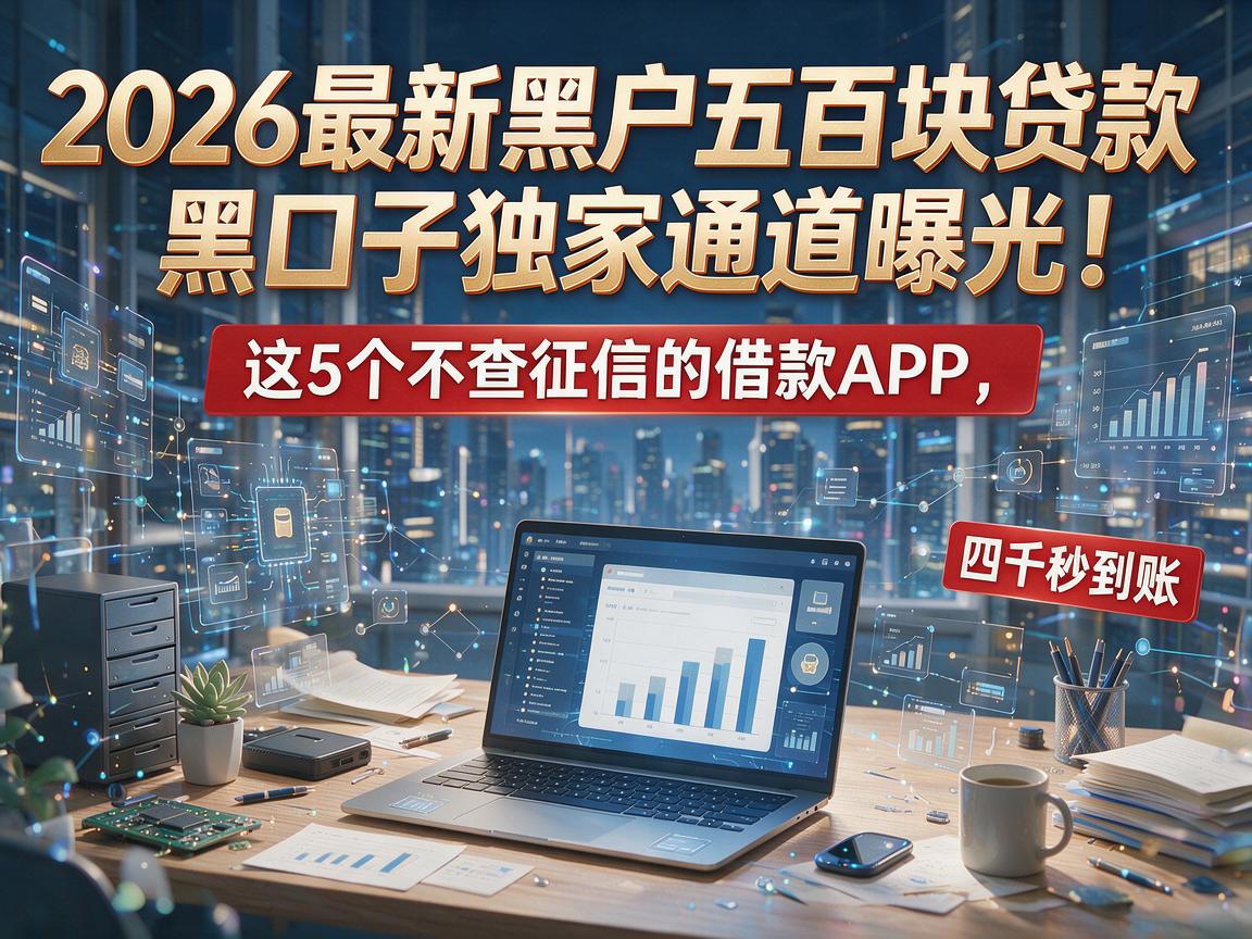 2026最新黑户五百块贷款黑口子独家通道曝光！这5个不查征信的借款APP，四千秒到账！