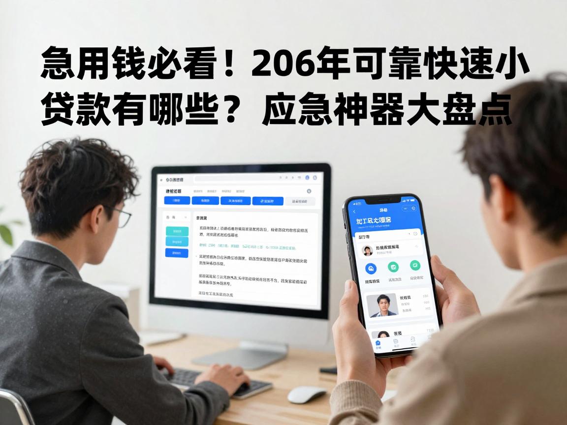 急用钱必看！2026年可靠快速小贷款平台有哪些？应急神器大盘点！