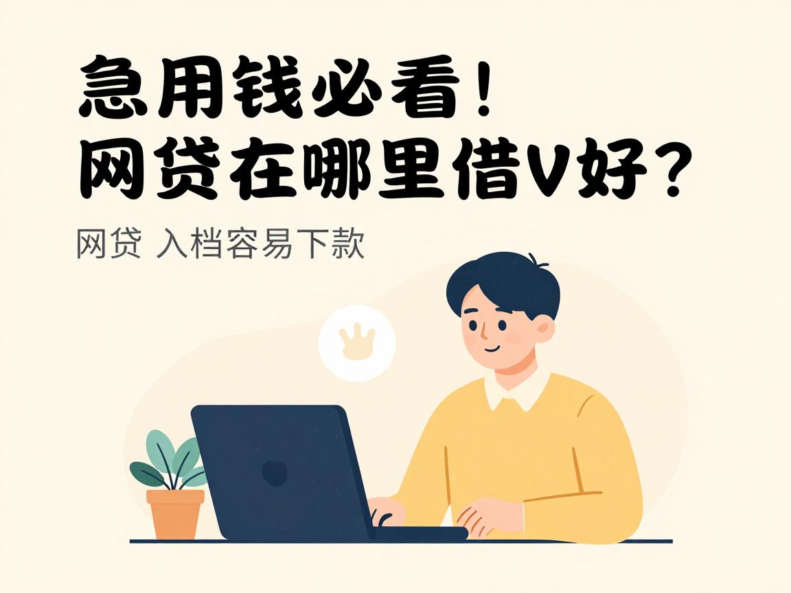 急用钱必看！网贷在哪里借钱好？这5个对要求不高的借款软件入档容易下款