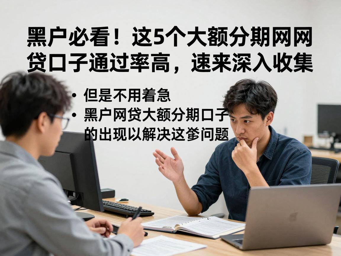 黑户必看！这5个大额分期网贷口子通过率高，速来深入收集！