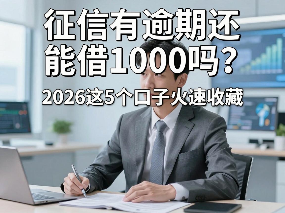征信有逾期还能借1000吗？2026这5个口子火速收藏，轻松解决资金难题