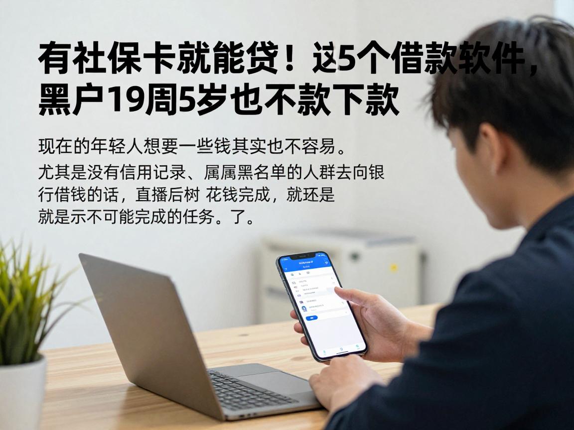 有社保卡就能贷！这5个借款软件，黑户19周岁也能下款