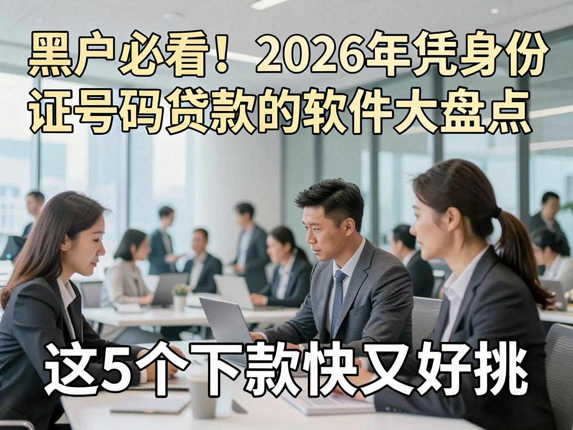 黑户必看！2026年凭身份证号码贷款的软件大盘点，这5个下款快又好挑！