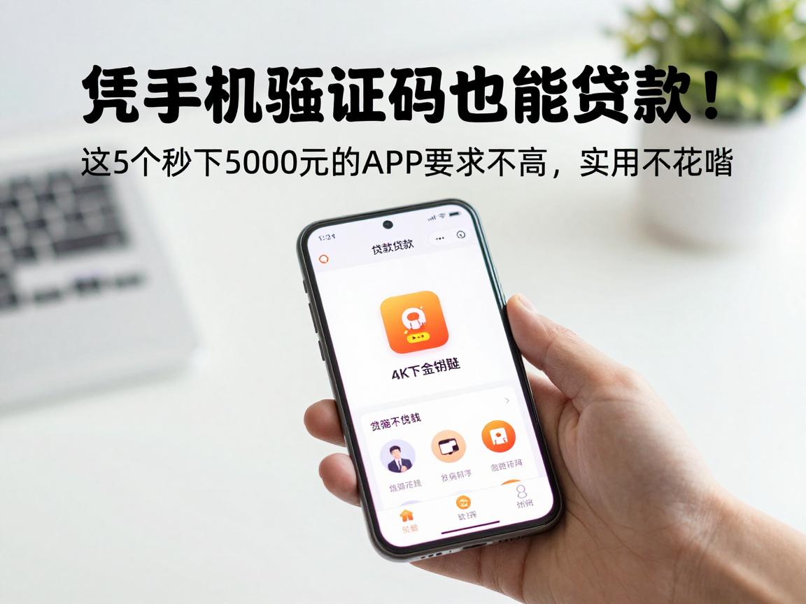 凭手机验证码也能贷款！这5个秒下5000元的APP要求不高，实用不花哨
