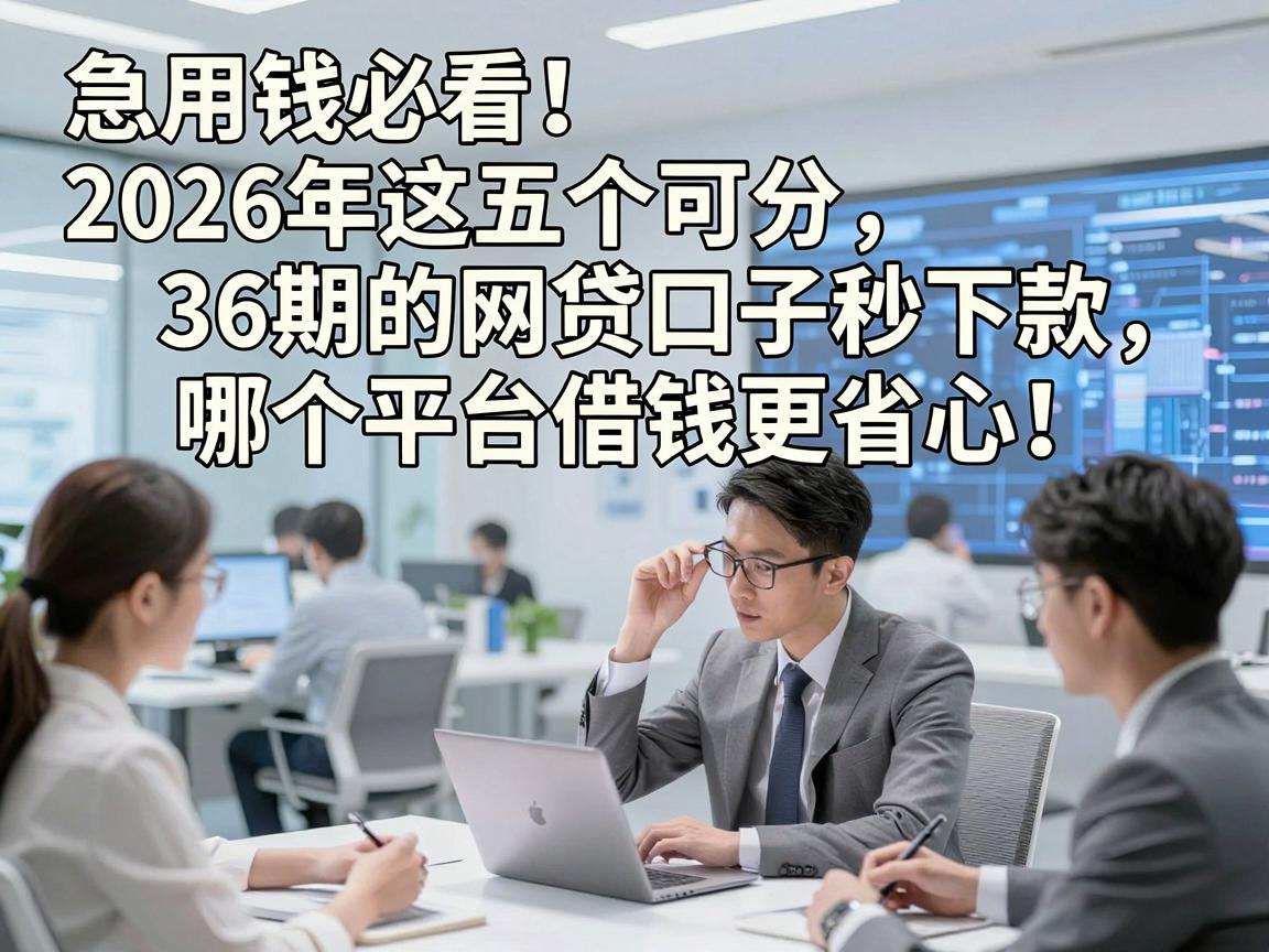 急用钱必看！2026年这五个可分36期的网贷口子秒下款，哪个平台借钱更省心？