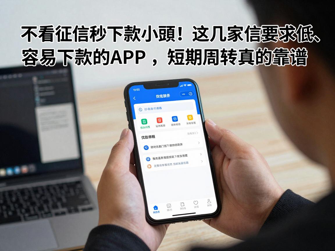 不看征信秒下款小额！这几家征信要求低、容易下款的APP，短期周转真的靠谱