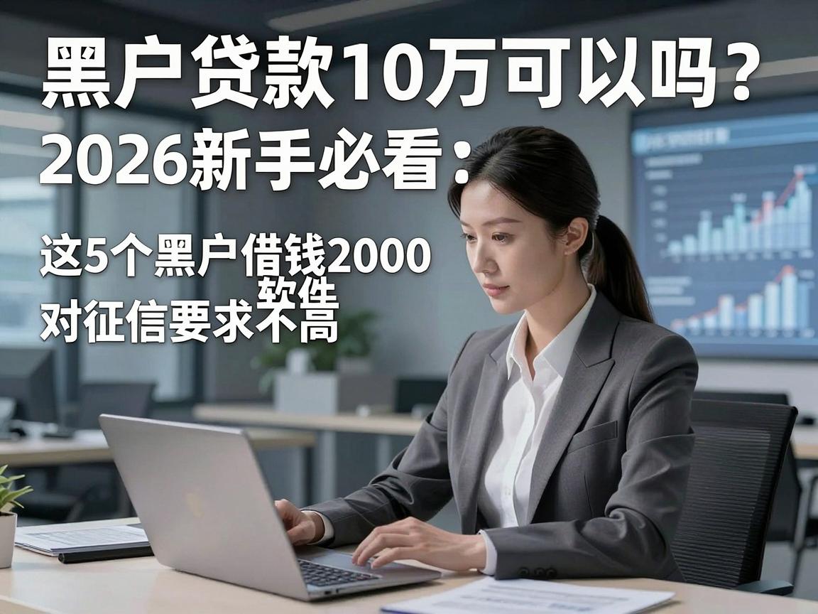 黑户贷款10万可以吗？2026新手必看：这5个黑户借钱2000软件对征信要求不高