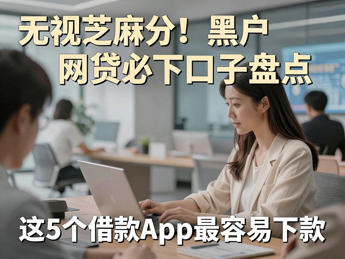 无视芝麻分！黑户网贷必下口子盘点，这5个借款App最容易下款