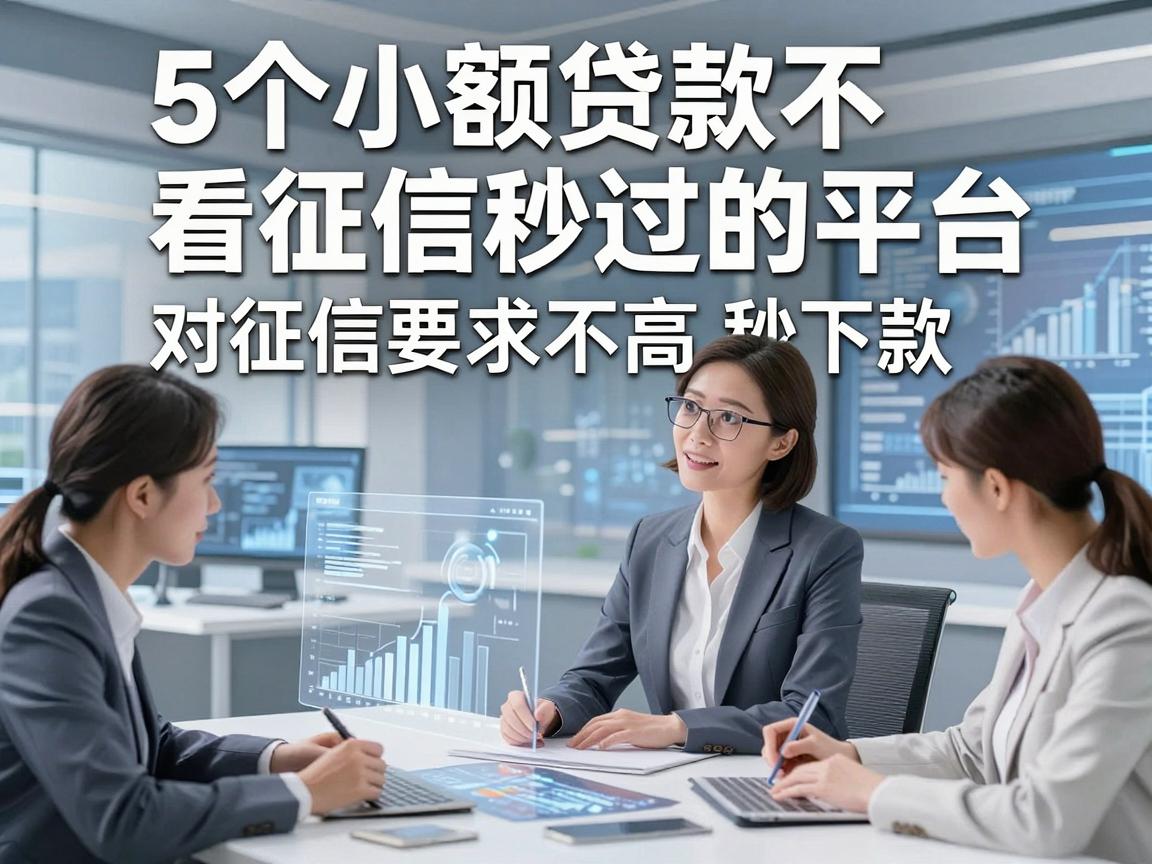 5个小额贷款不看征信秒过的平台，对征信要求不高秒下款