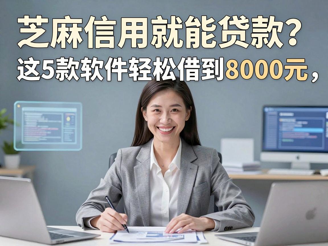 芝麻信用就能贷款？这5款软件轻松借到8000元，速看！