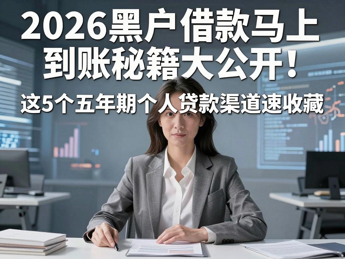 2026黑户借款马上到账秘籍大公开！这5个五年期个人贷款渠道速收藏