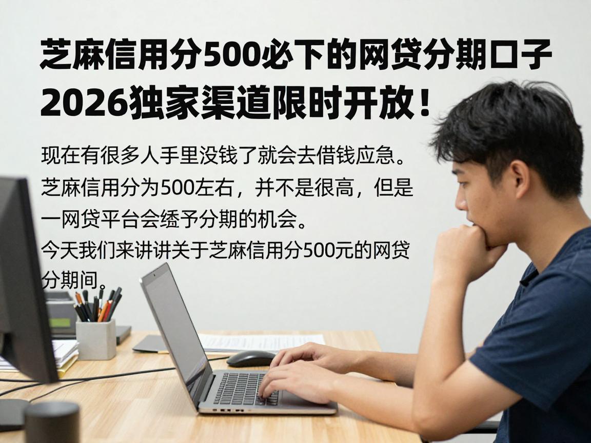 芝麻信用分500必下的网贷分期口子，2026独家渠道限时开放！