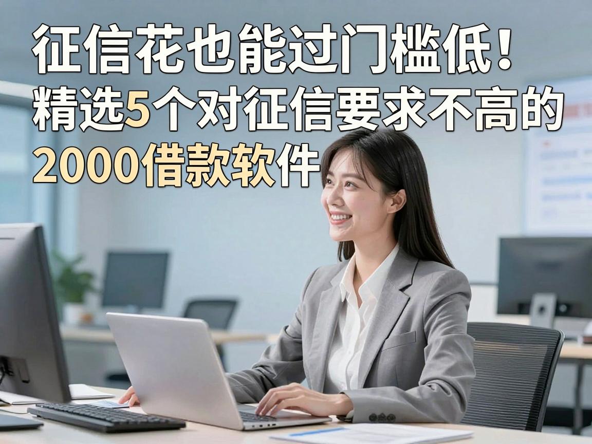 征信花也能过门槛低！精选5个对征信要求不高的2000借款软件