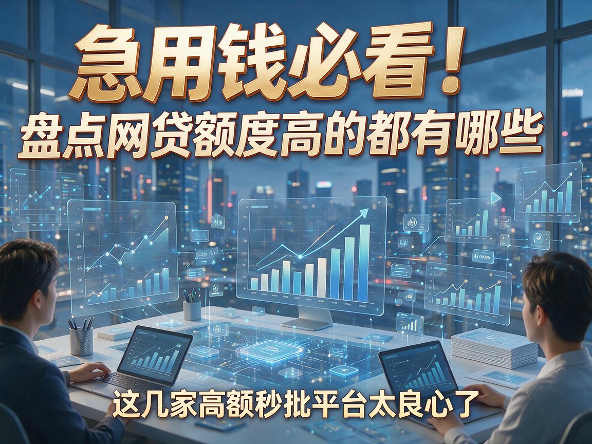 急用钱必看！盘点网贷额度高的都有哪些，这几家高额秒批平台太良心了