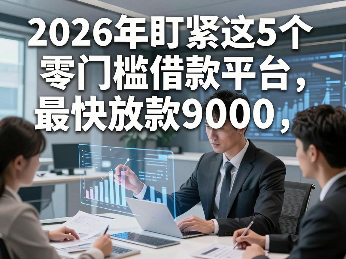 2026年盯紧这5个零门槛借款平台，最快放款9000！