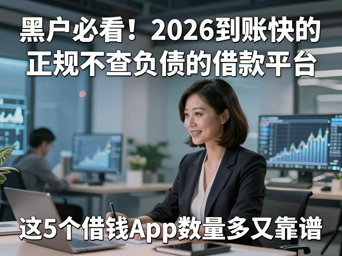 黑户必看！2026到账快的正规不查负债的借款平台，这5个借钱App数量多又靠谱