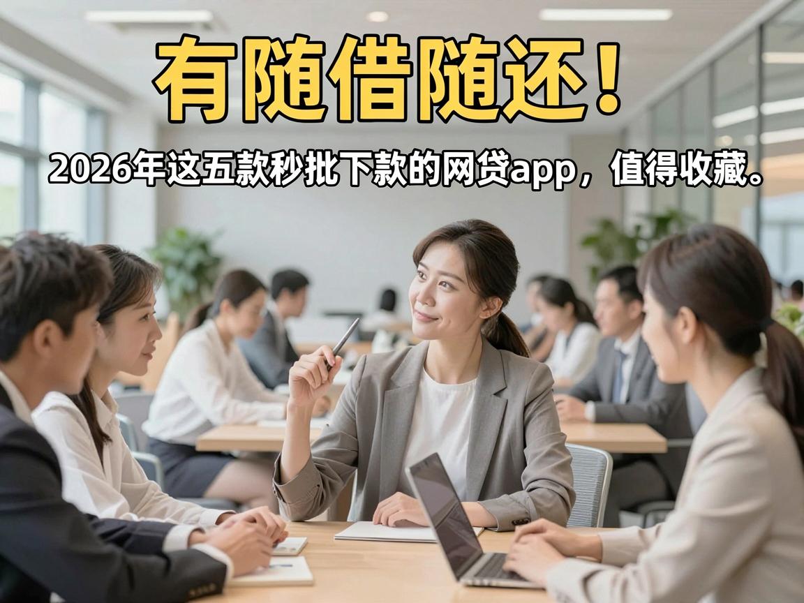 有随借随还！2026年这五款秒批下款的网贷app，值得收藏