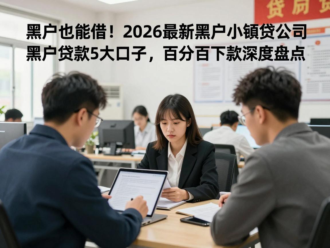黑户也能借！2026最新黑户小额贷公司黑户贷款5大口子，百分百下款深度盘点