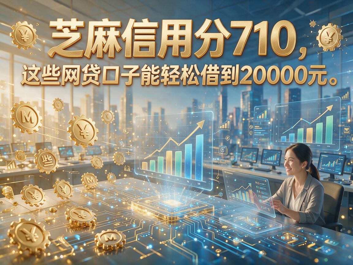 芝麻信用分710，这些网贷口子能轻松借到20000元