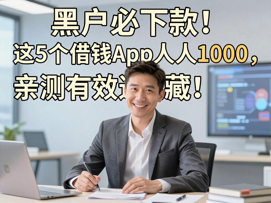黑户必下款！这5个借钱App人人1000，亲测有效速藏