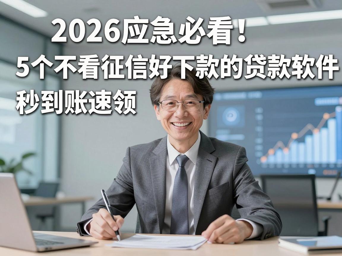 2026应急必看！5个不看征信好下款的贷款软件，秒到账速领
