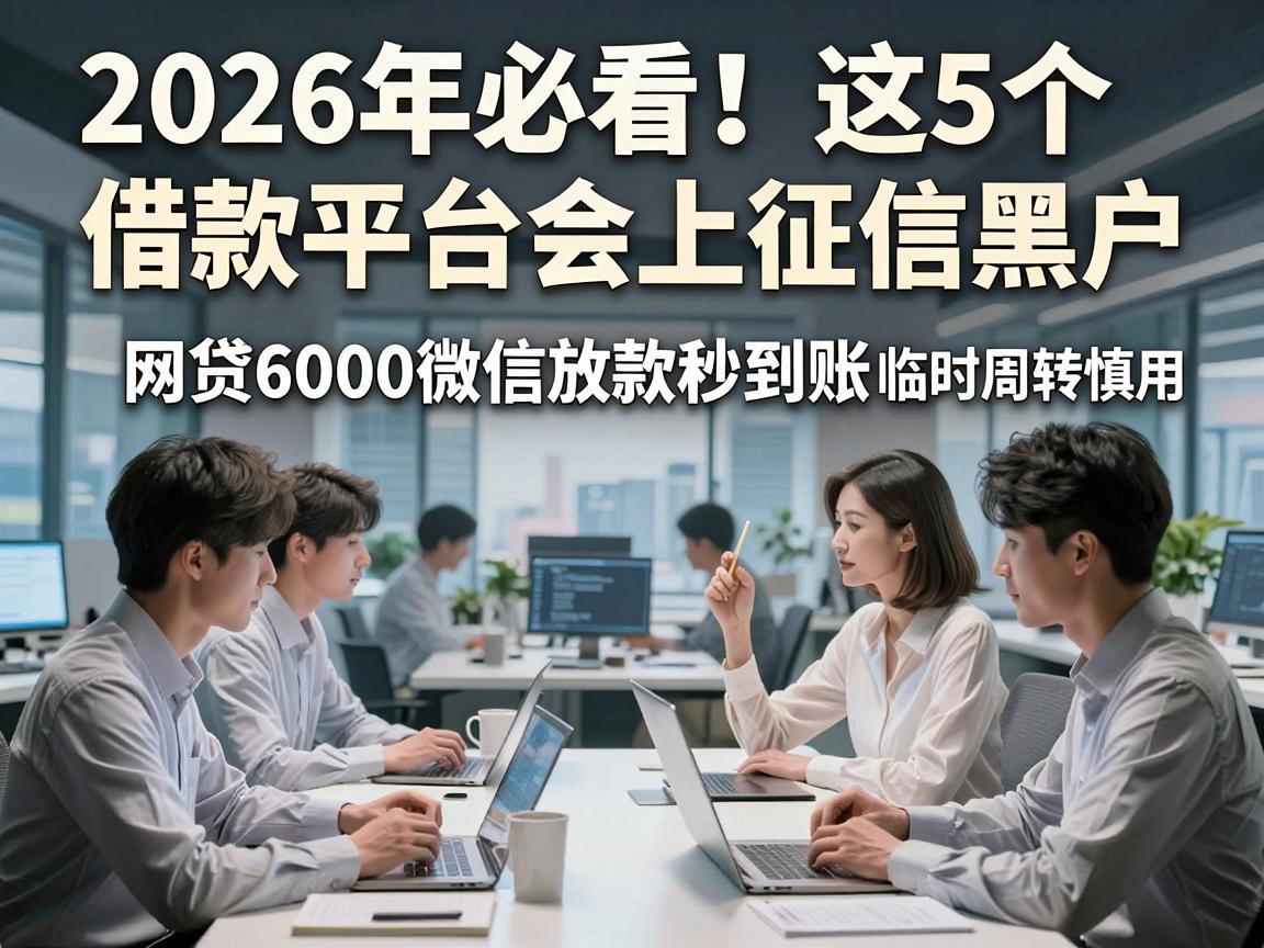 2026年必看！这5个借款平台会上征信黑户，网贷6000微信放款秒到账，临时周转慎用！