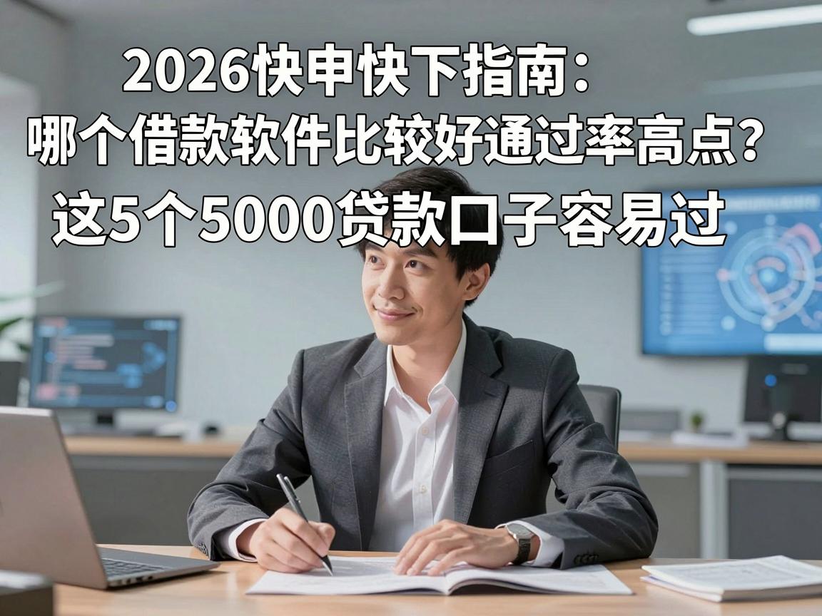 2026快申快下指南：哪个借款软件比较好通过率高点？这5个5000贷款口子容易过