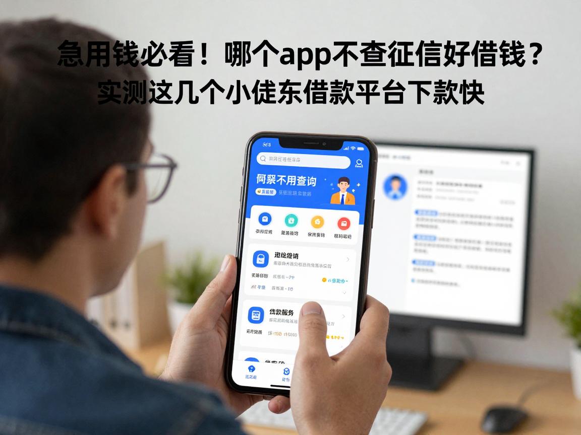 急用钱必看！哪个app不查征信好借钱？实测这几个小额贷款借款平台下款快