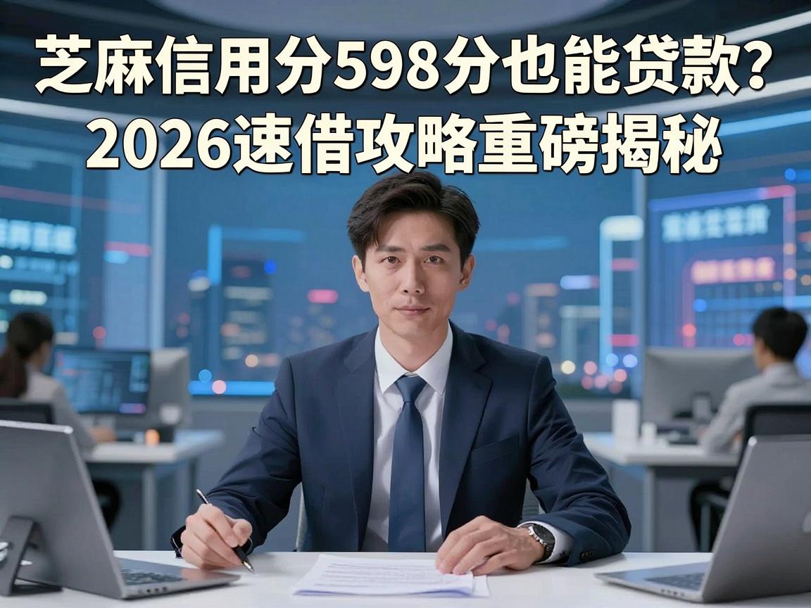 芝麻信用分598分也能贷款？2026速借攻略重磅揭秘！