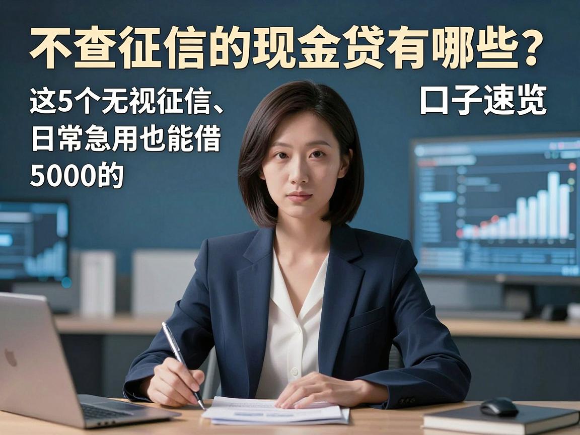 不查征信的现金贷有哪些？这5个无视征信、日常急用也能借5000的口子速览