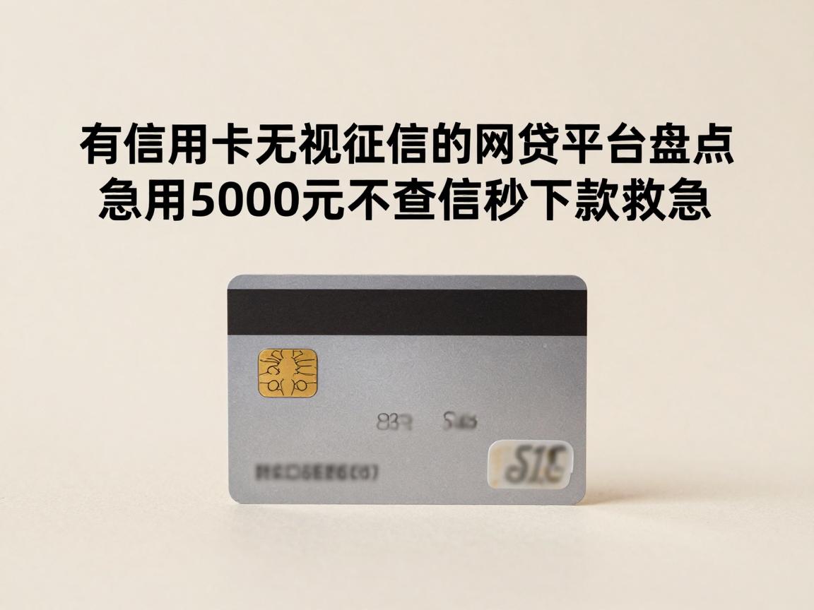 有信用卡无视征信的网贷平台盘点，急用5000元不查征信秒下款救急
