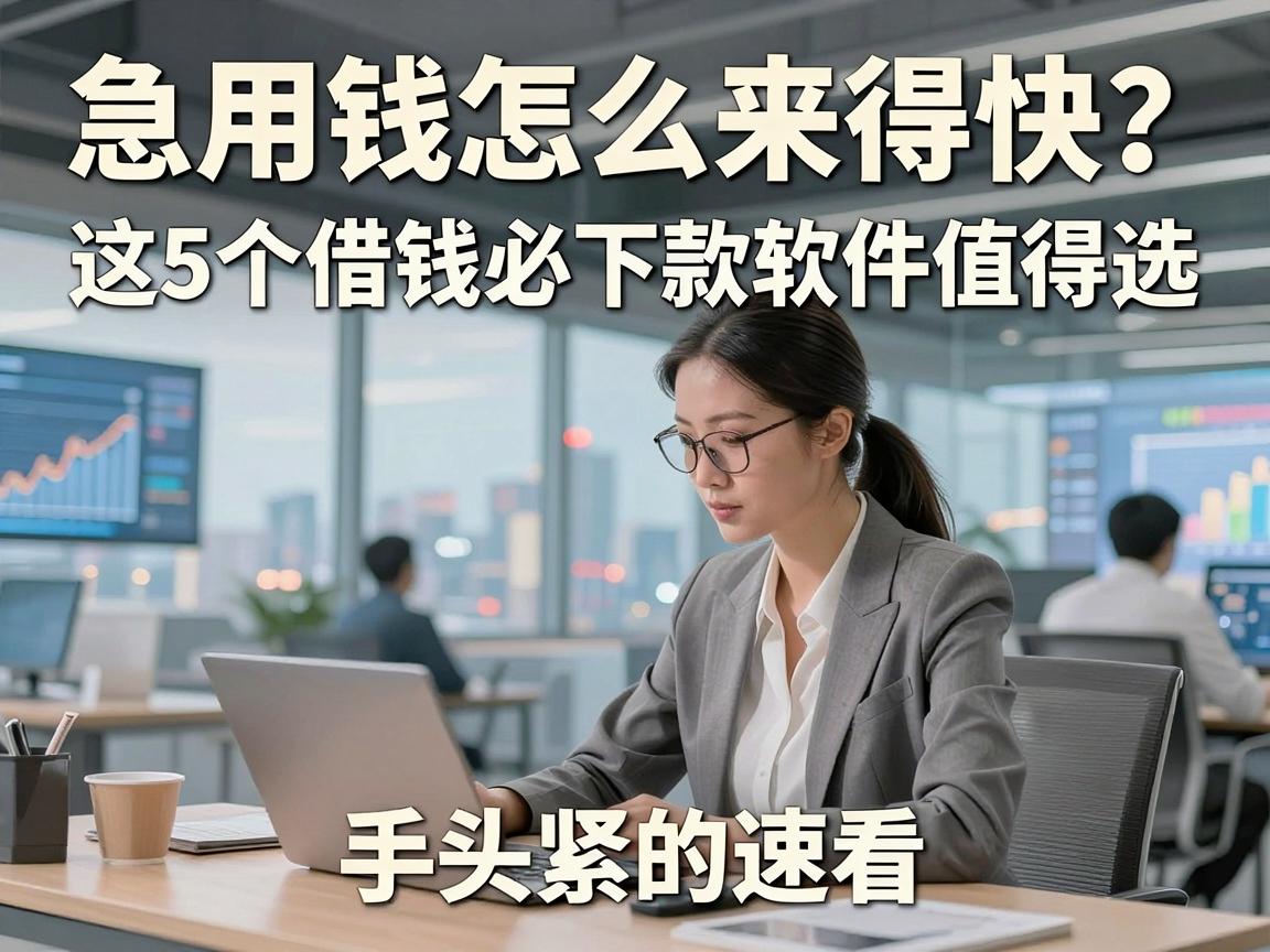 急用钱怎么来得快？这5个借钱必下款软件值得选，手头紧的速看！
