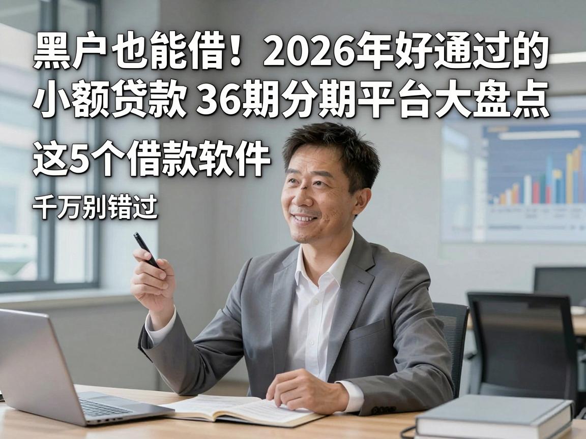 黑户也能借！2026年好通过的小额贷款36期分期平台大盘点，这5个借款软件千万别错过！