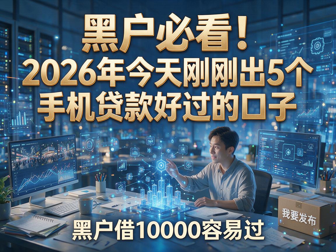 黑户必看！2026年今天刚出5个手机贷款好过的口子，黑户借10000容易过