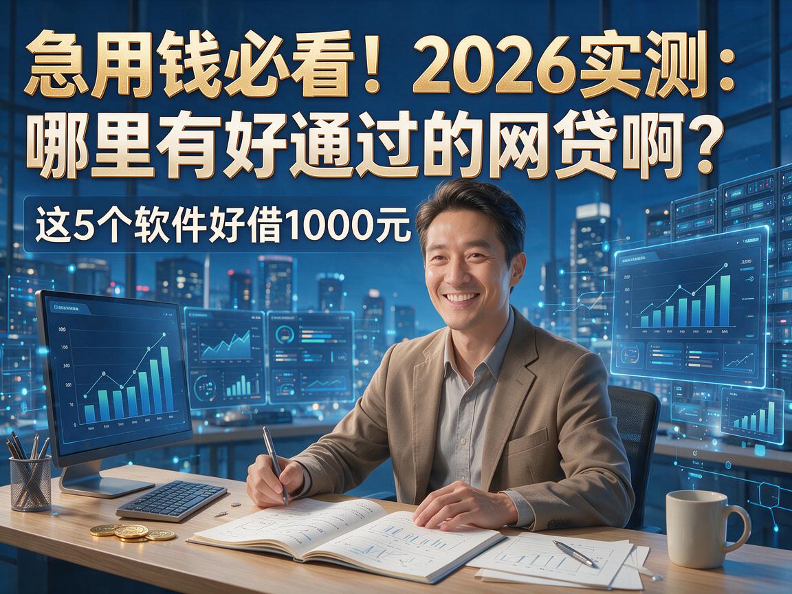急用钱必看！2026实测：哪里有好通过的网贷啊？这5个软件好借1000元