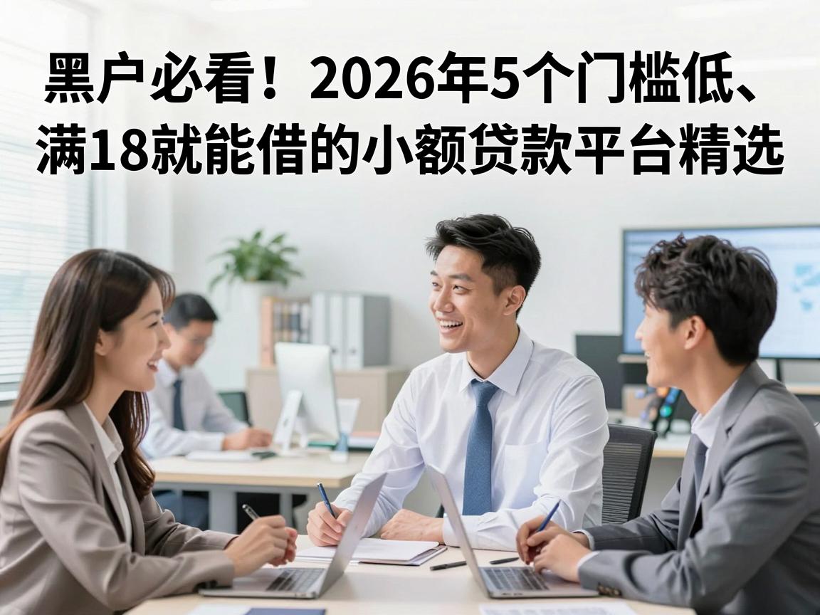 黑户必看！2026年5个门槛低、满18就能借的小额贷款平台精选