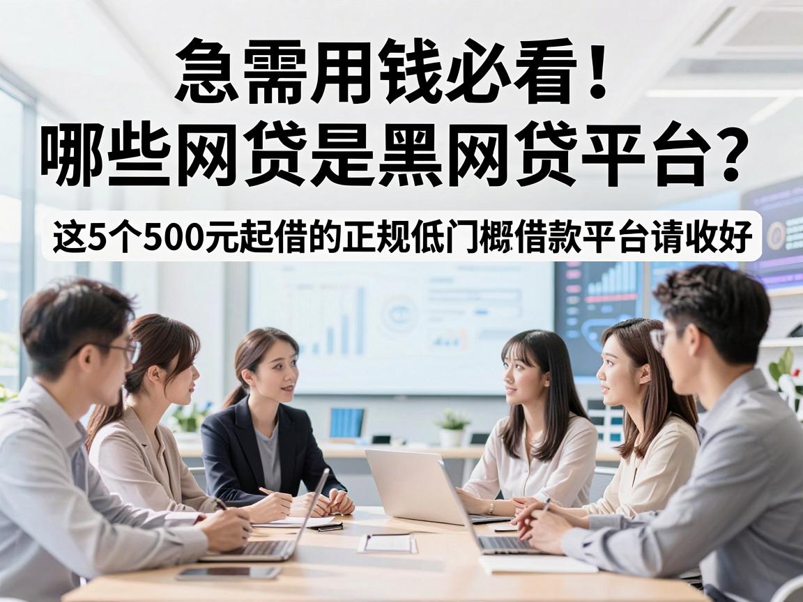 急需用钱必看！哪些网贷是黑网贷平台？这5个500元起借的正规低门槛借款平台请收好