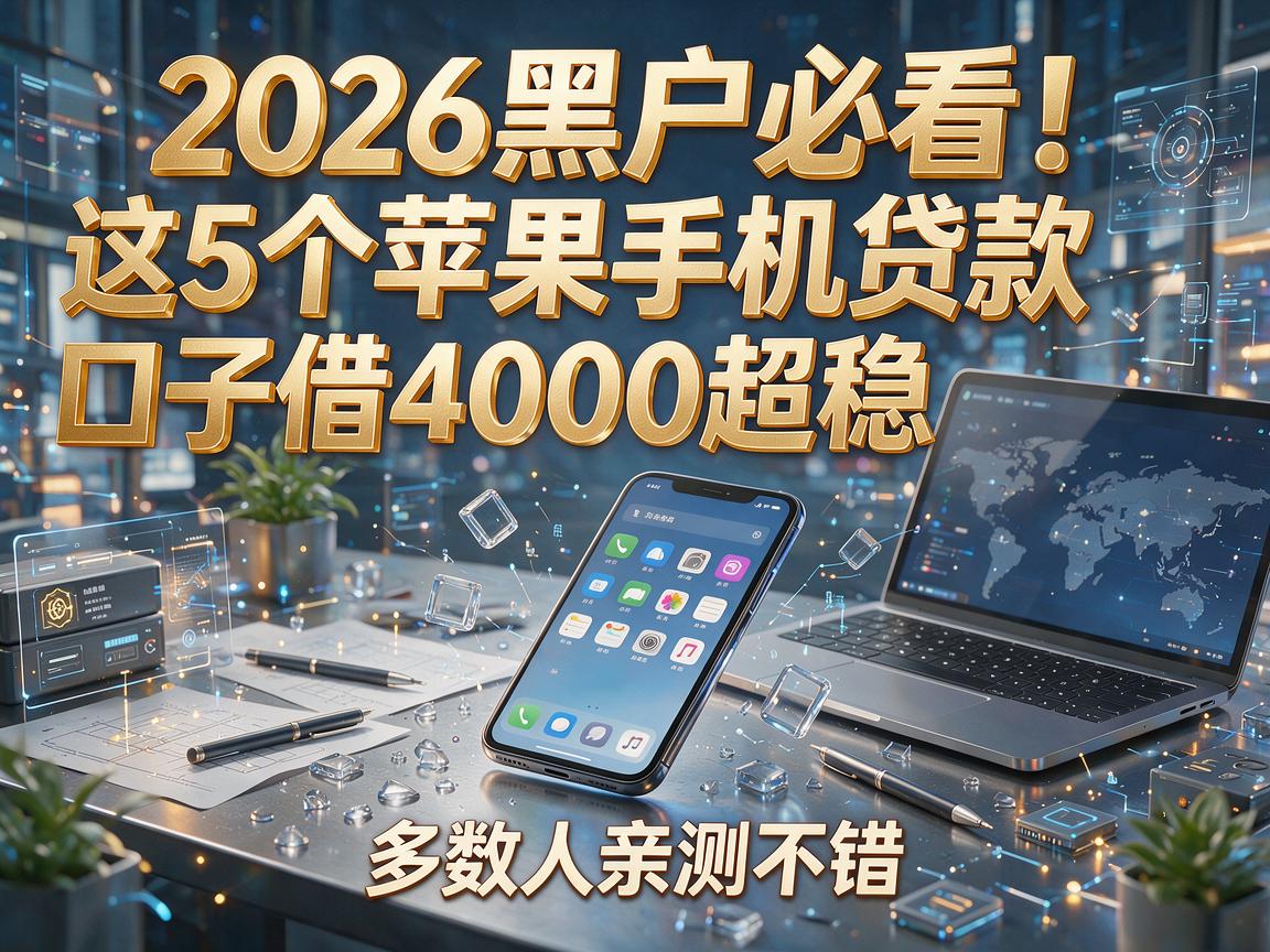 2026黑户必看！这5个苹果手机贷款口子借4000超稳，多数人亲测不错