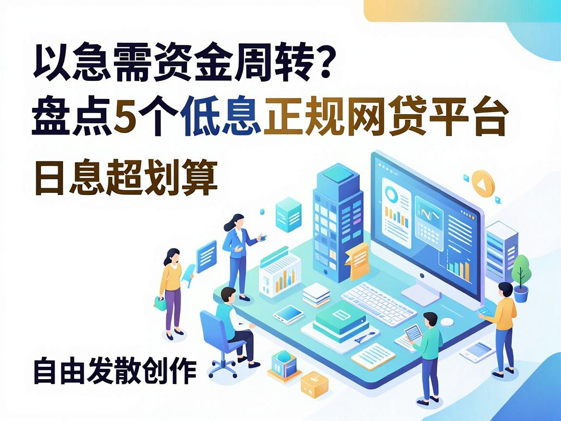 急需资金周转？盘点5个低息正规网贷平台，日息超划算