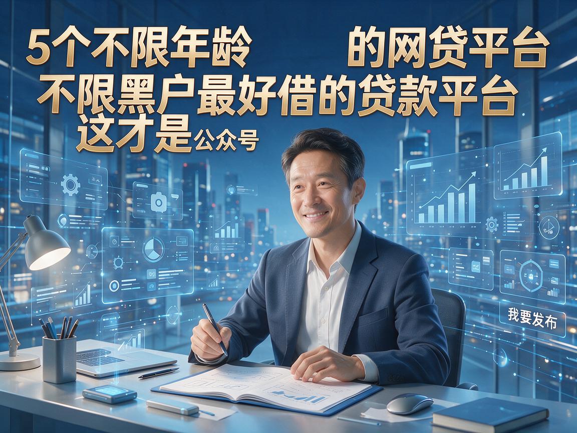 5个不限年龄不限黑户的网贷平台，这才是最好借的贷款平台