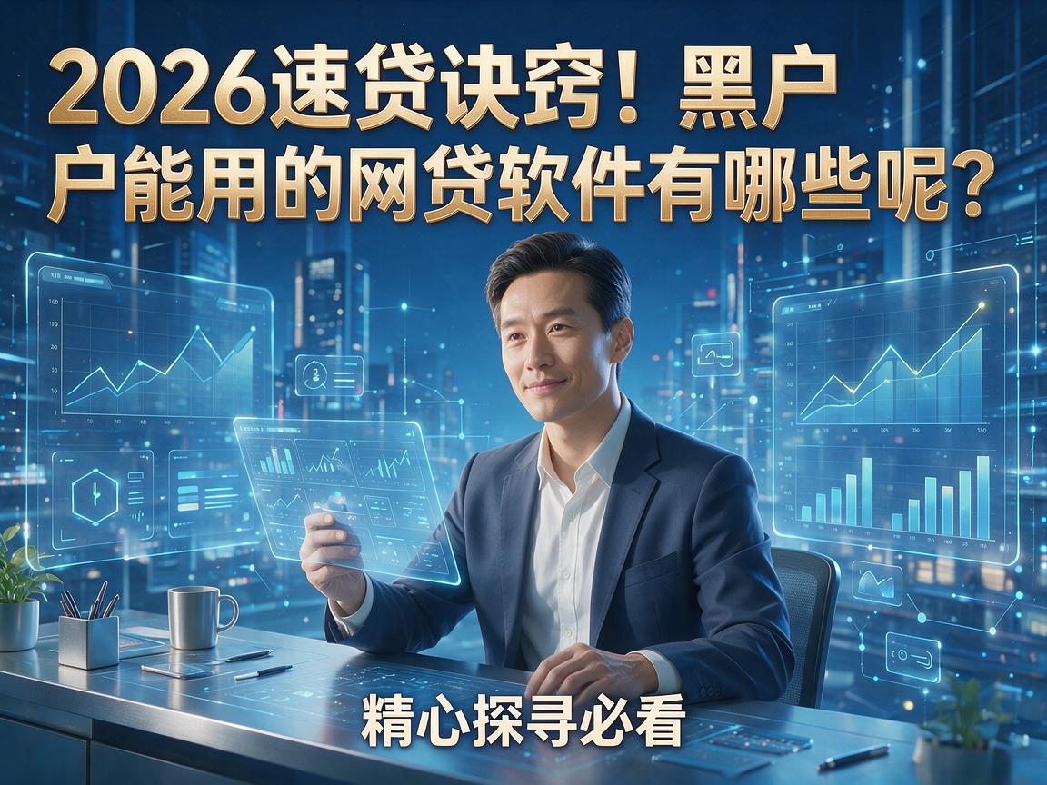 2026速贷诀窍！黑户能用的网贷软件有哪些呢？精心探寻必看！
