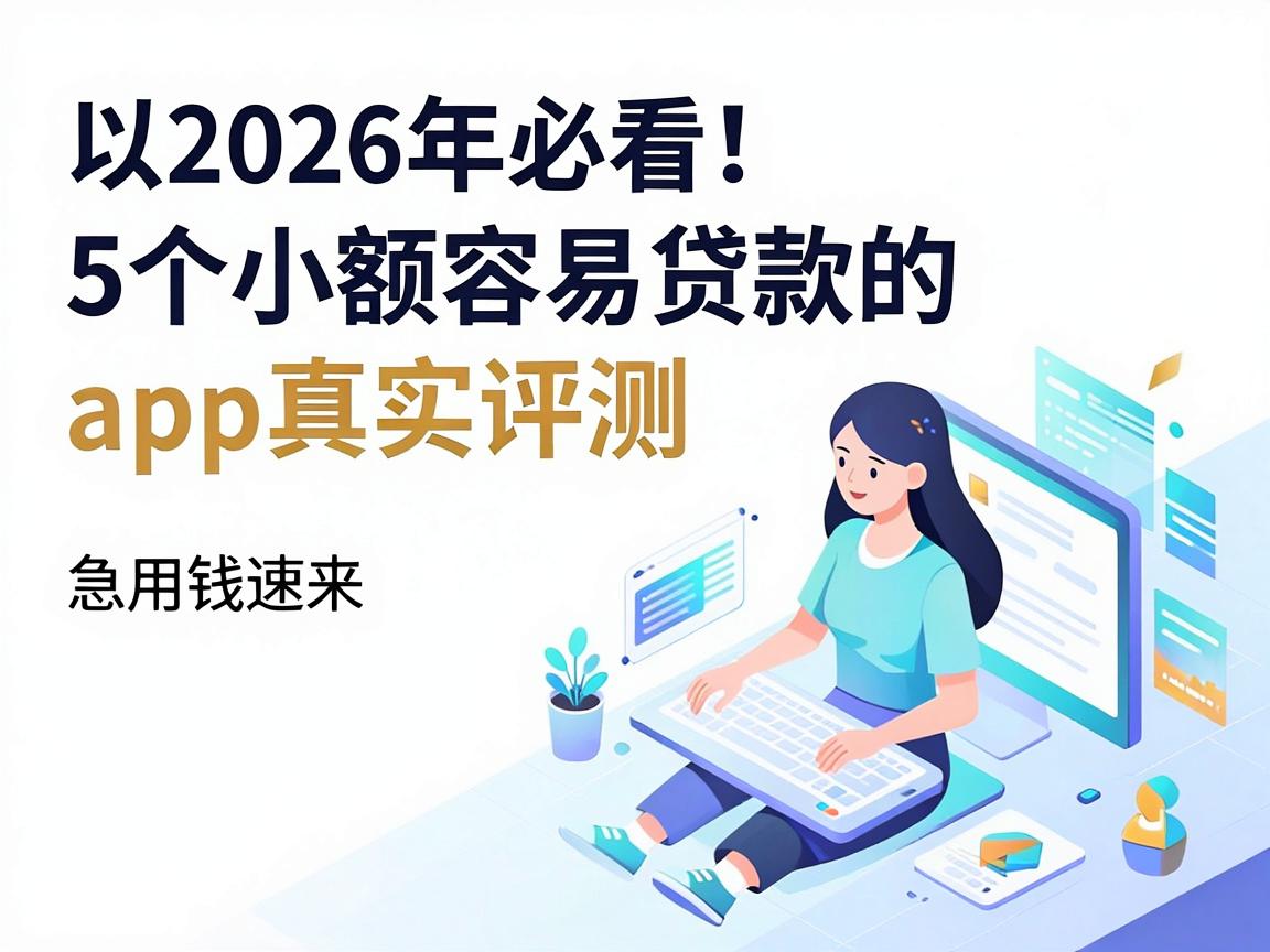 2026年必看！5个小额容易贷款的app真实评测，急用钱速来