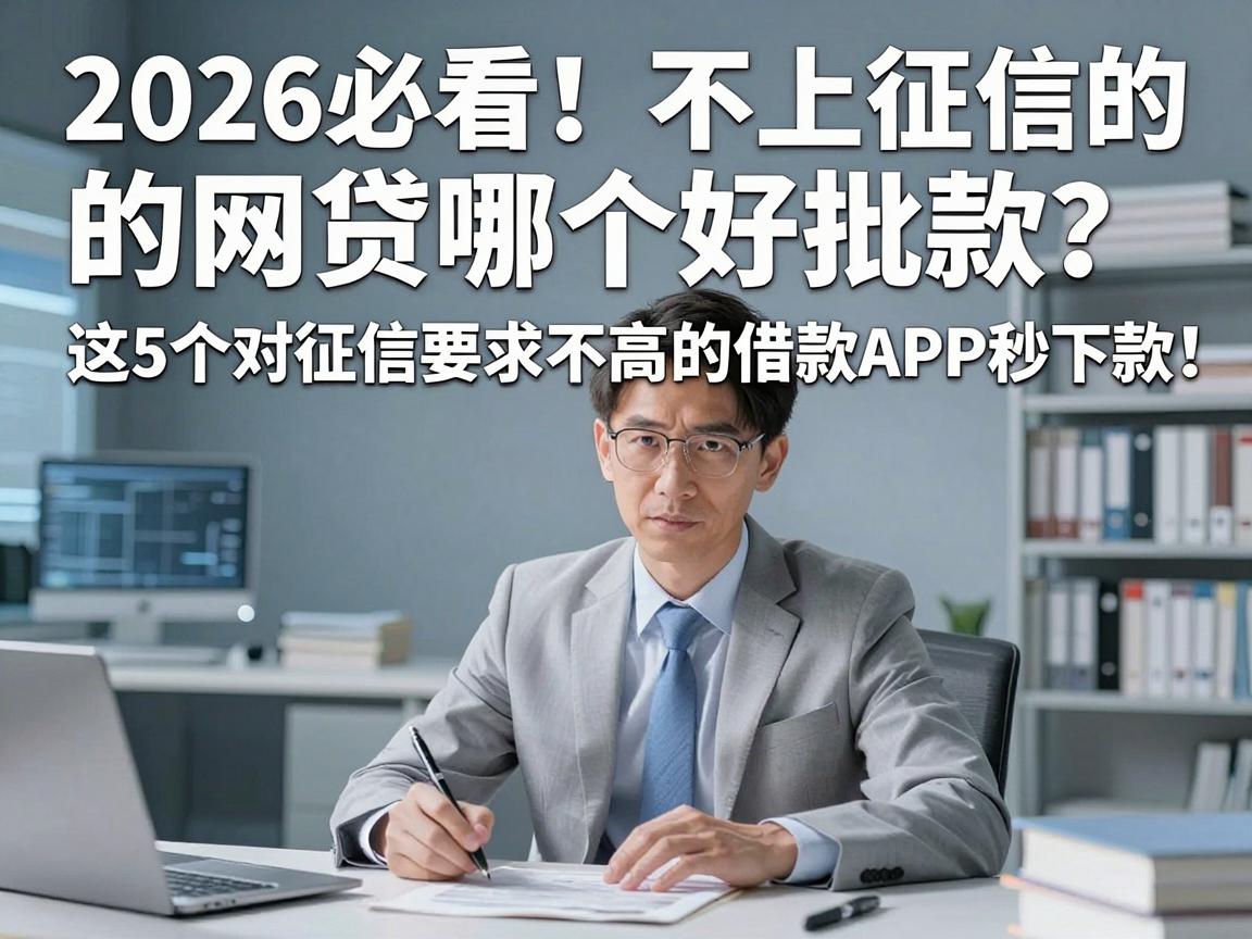 2026必看！不上征信的网贷哪个好批款？这5个对征信要求不高的借款APP秒下款！