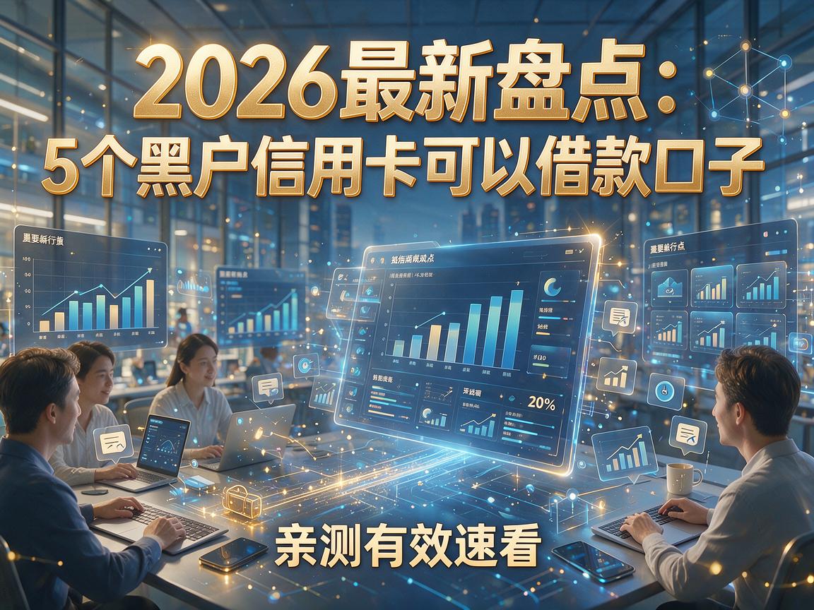 2026最新盘点：5个黑户信用卡可以借款口子，亲测有效速看！