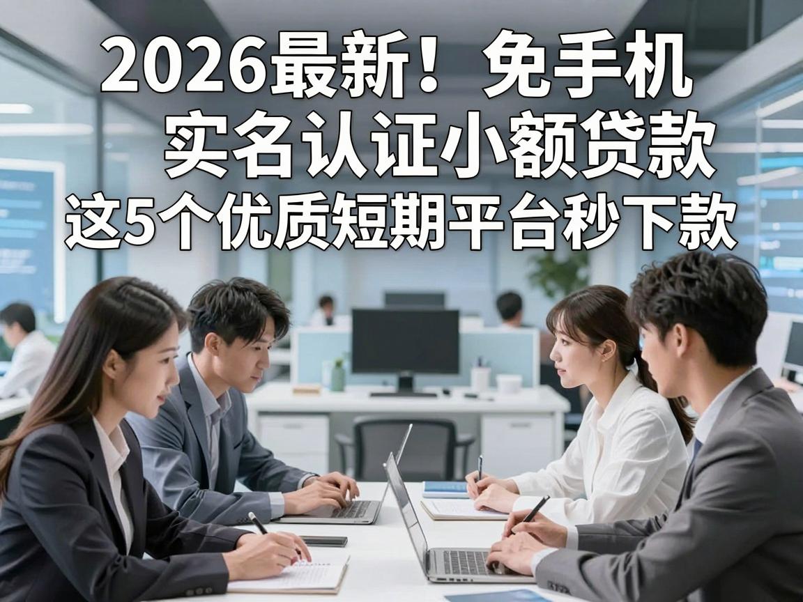 2026最新！免手机实名认证小额贷款，这5个优质短期平台秒下款