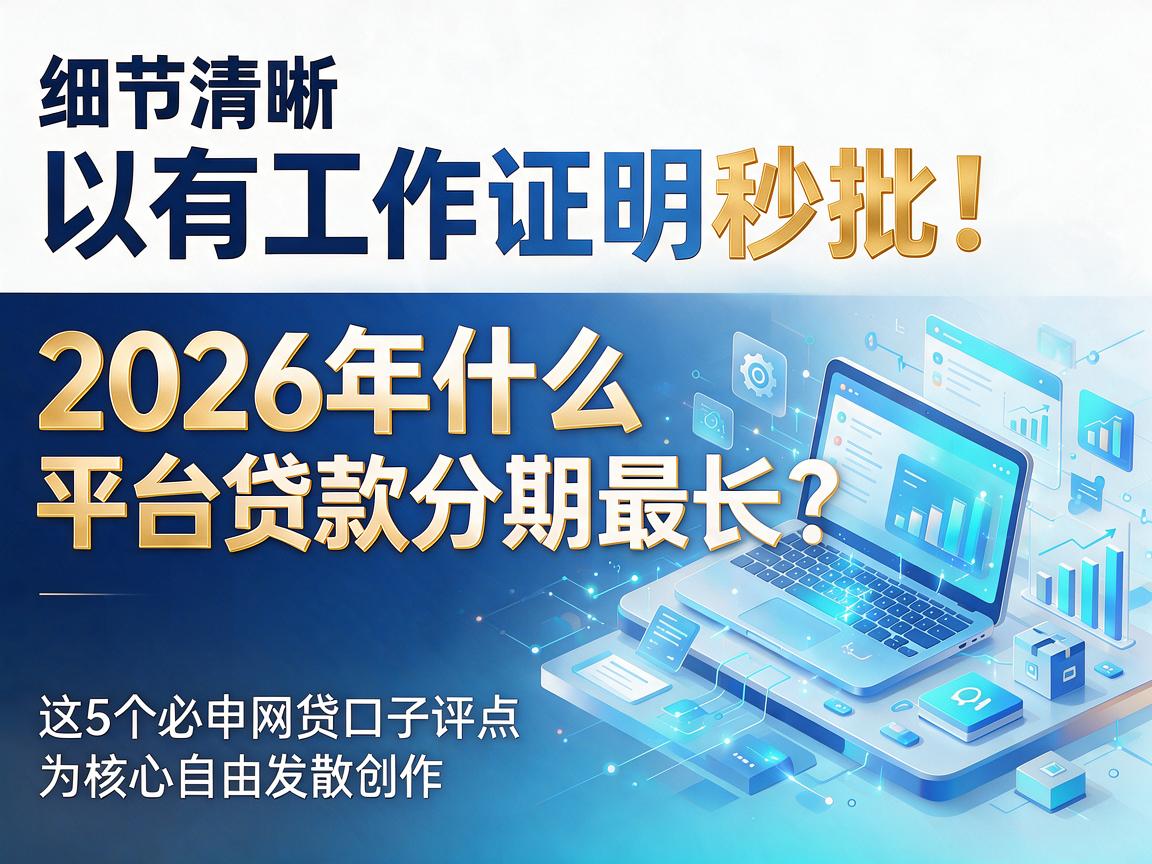 有工作证明秒批！2026年什么平台贷款分期最长？这5个必申网贷口子评点