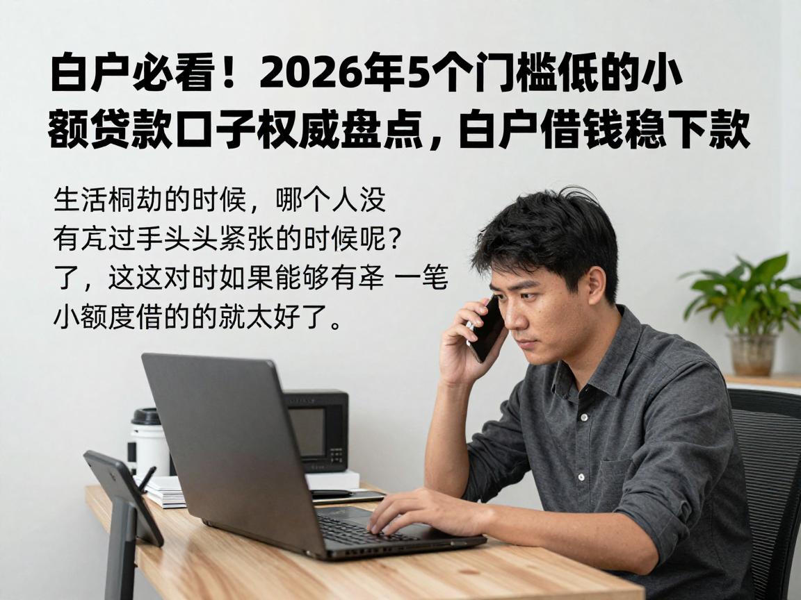 白户必看！2026年5个门槛低的小额贷款口子权威盘点，白户借钱稳下款
