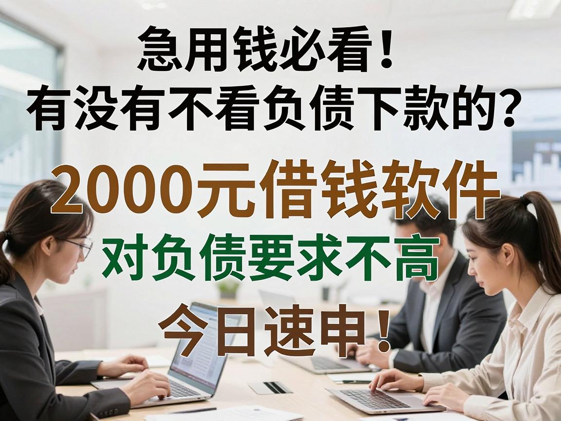 急用钱必看！有没有不看负债下款的？2000元借钱软件对负债要求不高，今日速申