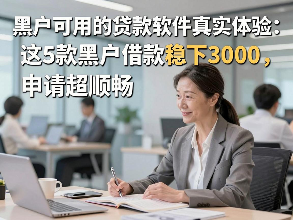 黑户可用的贷款软件真实体验：这5款黑户借款稳下3000，申请超顺畅